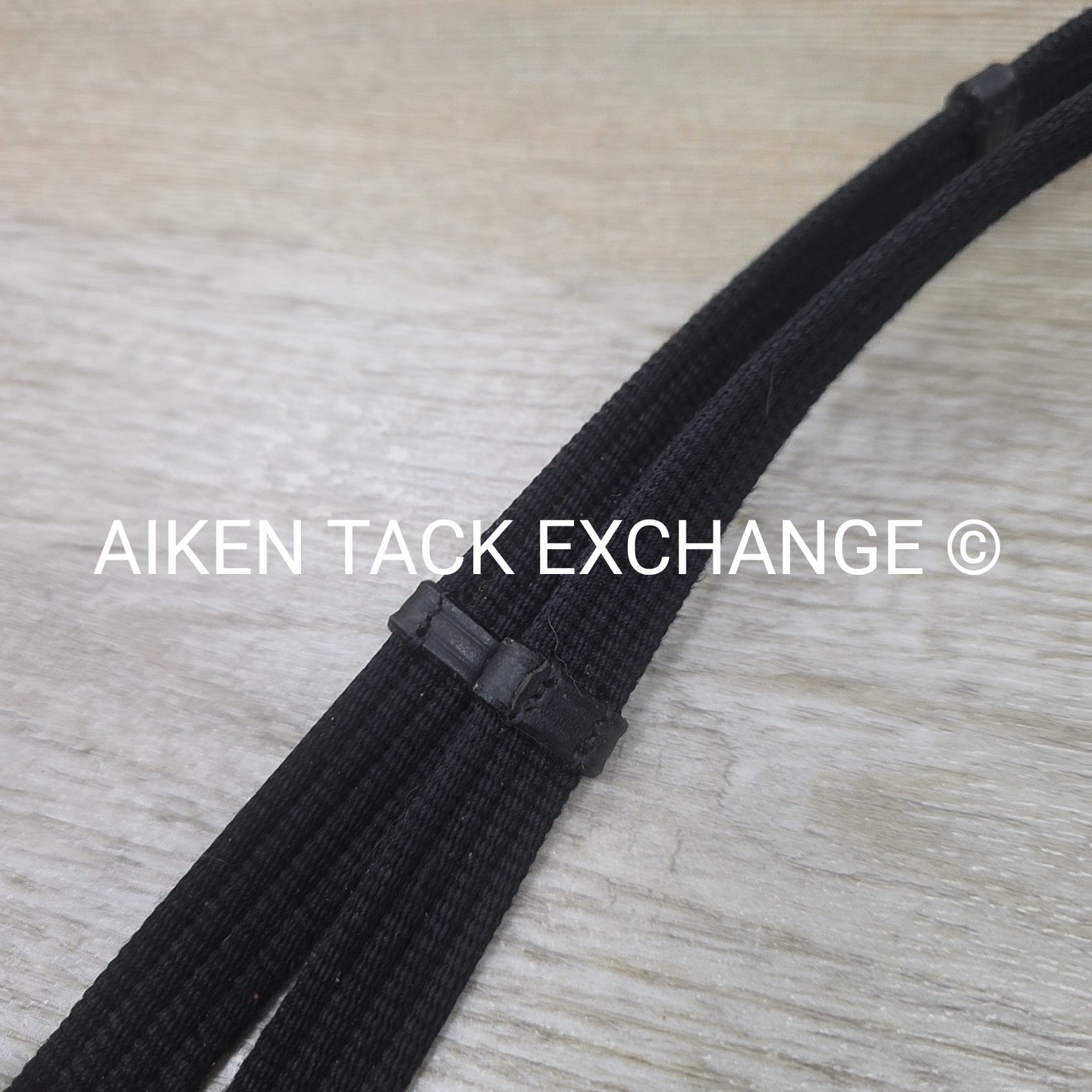 Cotton Web Reins, Black, 55"