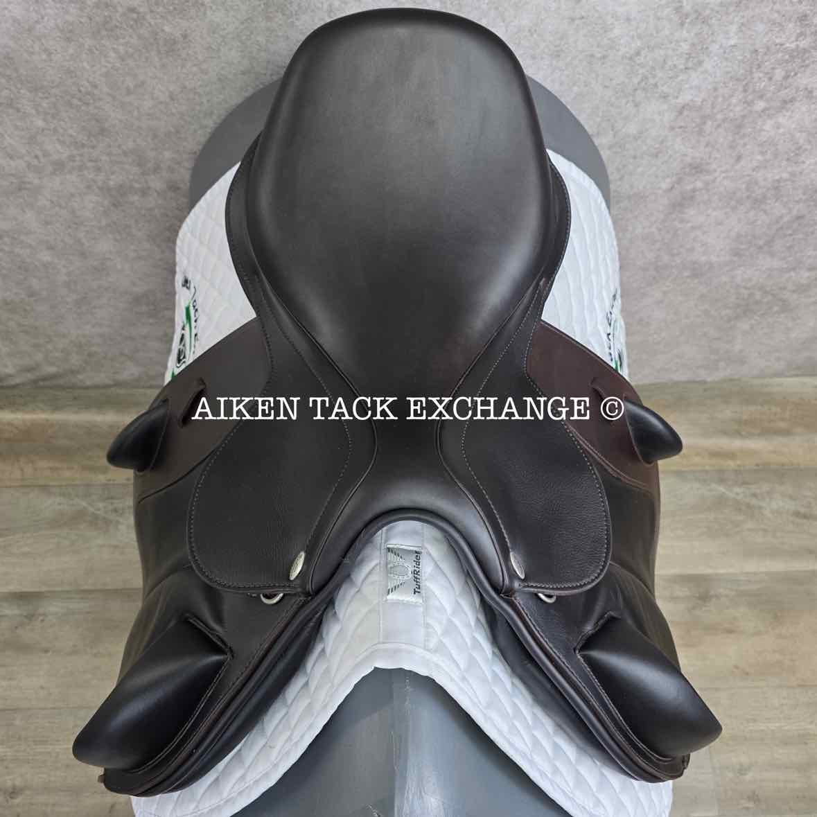 2025 Kentaur Eventer II Monoflap Jump Saddle, 17.5" Seat, Medium Wide Tree, Wool Flocked Panels