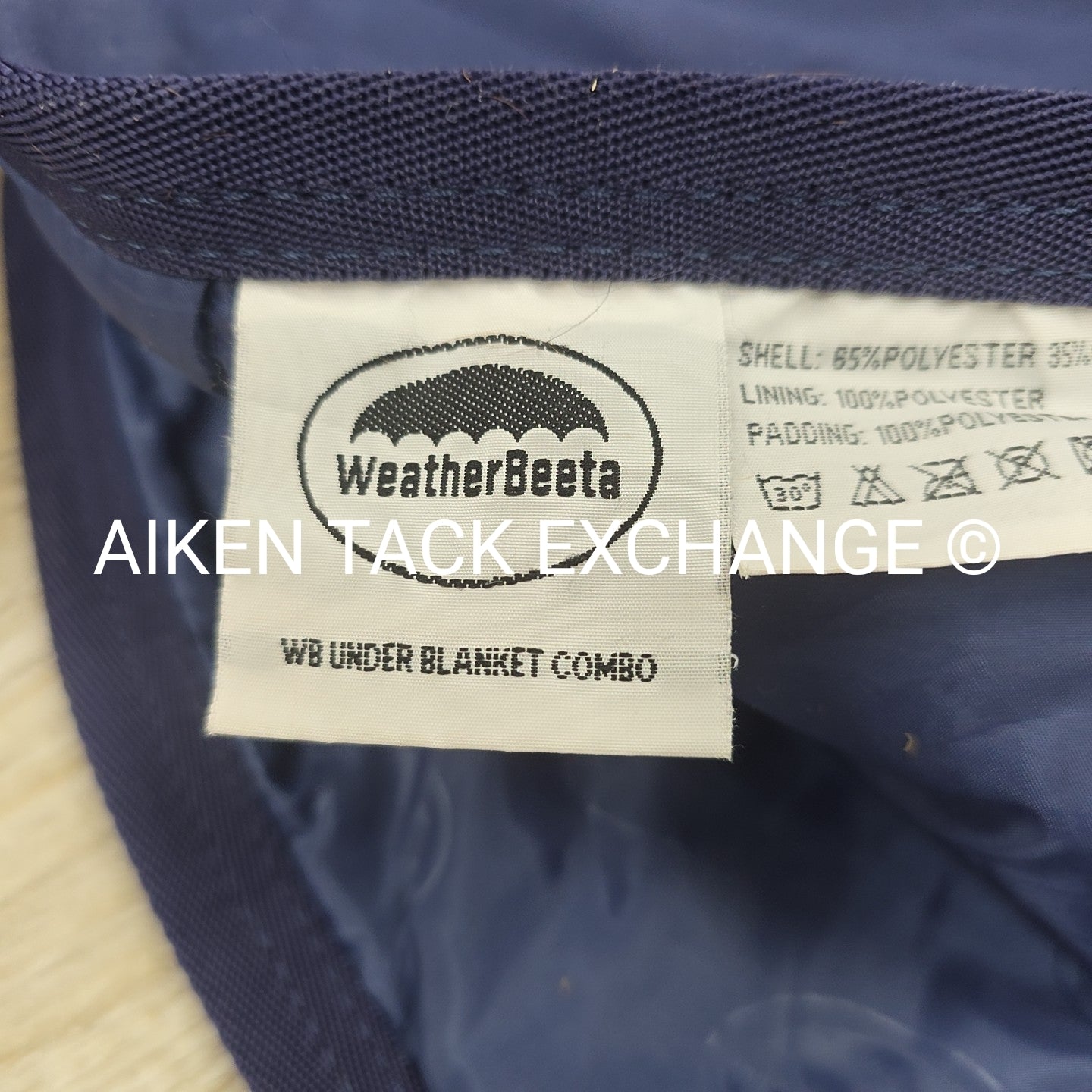 Weatherbeeta Under Rug Combo Neck, Medium Weight, Size 75" (blemishes)