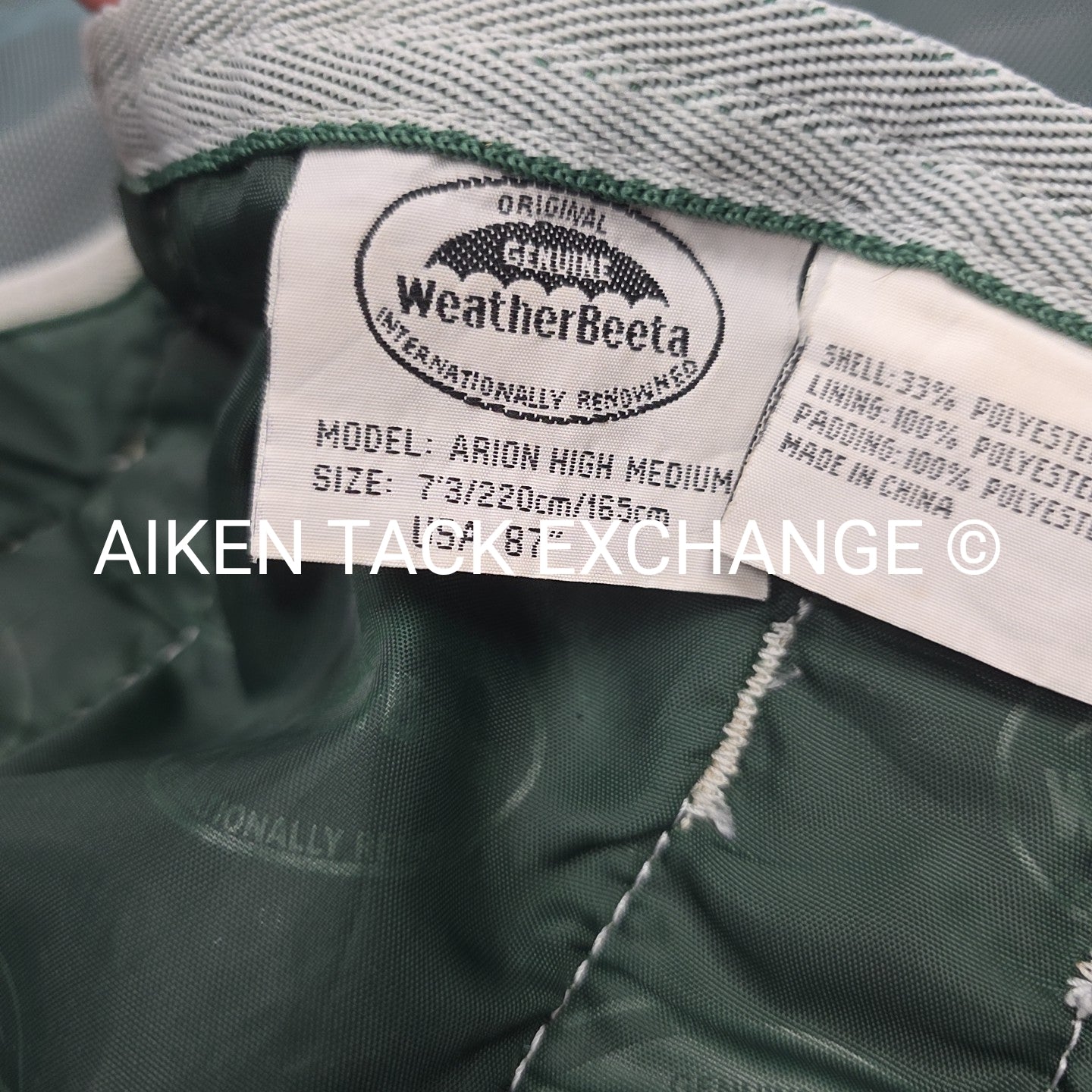 Weatherbeeta Arion High Neck Medium Weight Turnout Blanket, 87"