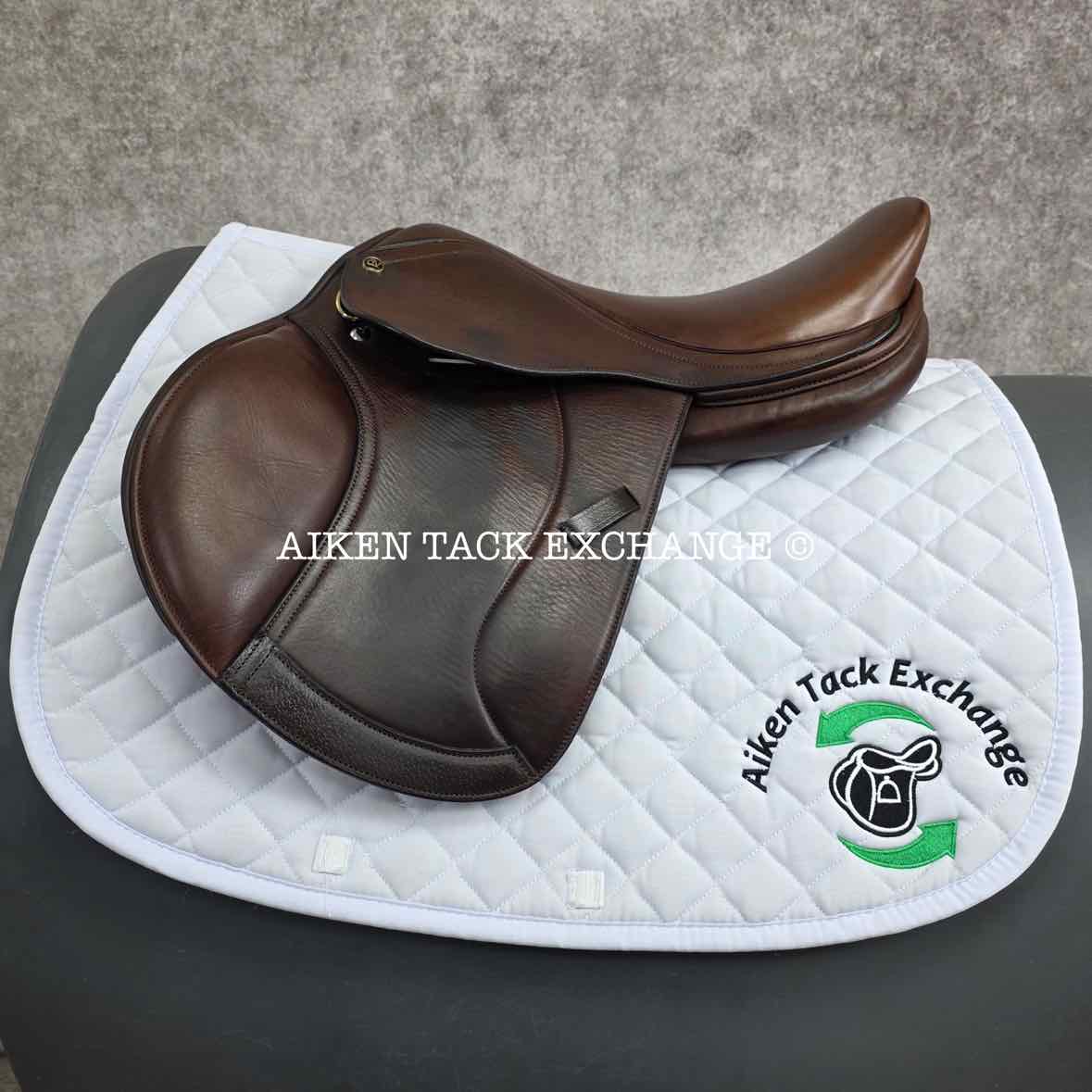 Ovation Pony Close Contact Jump Saddle, 15" Seat, Adjustable Tree - XCH Changeable Gullet, Foam Panels