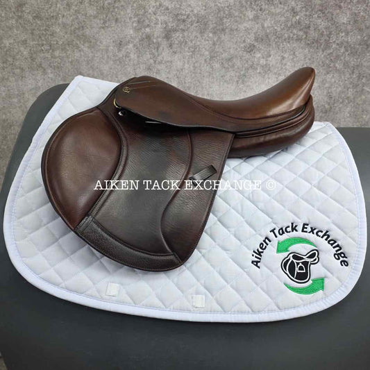 Ovation Pony Close Contact Jump Saddle, 15" Seat, Adjustable Tree - XCH Changeable Gullet, Foam Panels