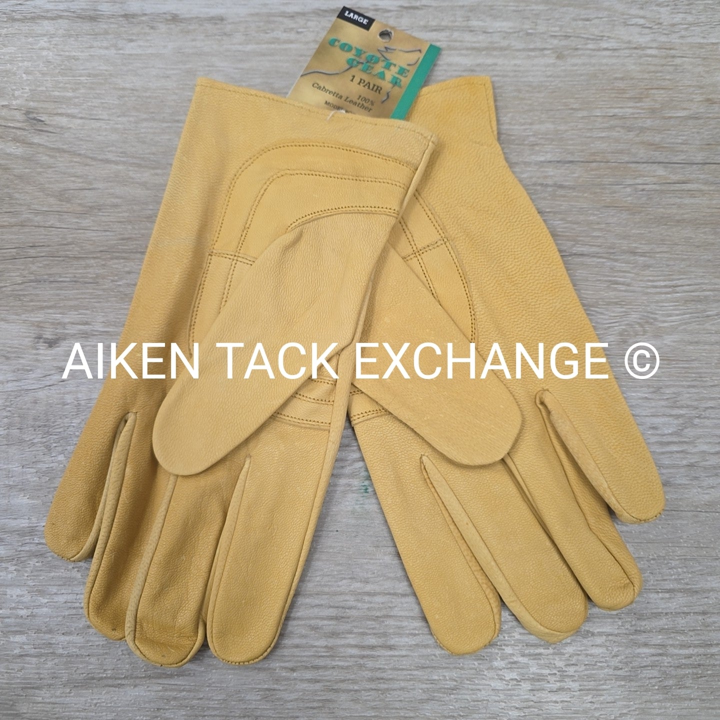 Coyote Gear Leather Gloves, Size Large
