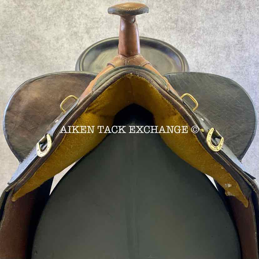 Saddle King Australian Stock Saddle, 18" Seat, Medium Wide Tree