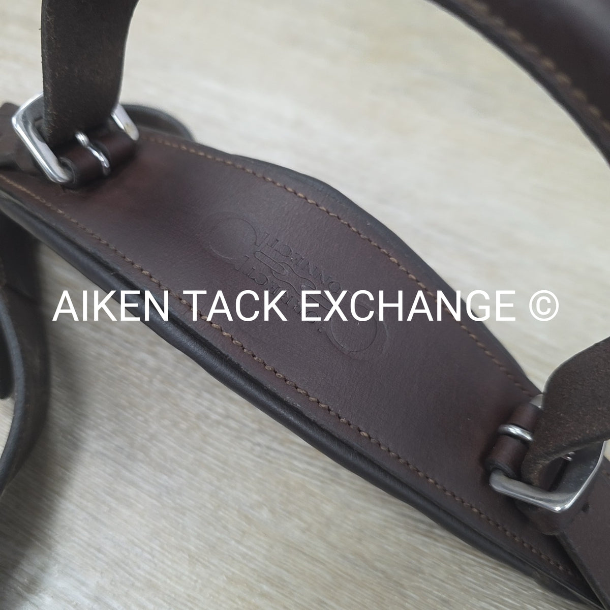 Correct Connect 3 Point Breastplate with Double Neck Strap, Brown, Size Full