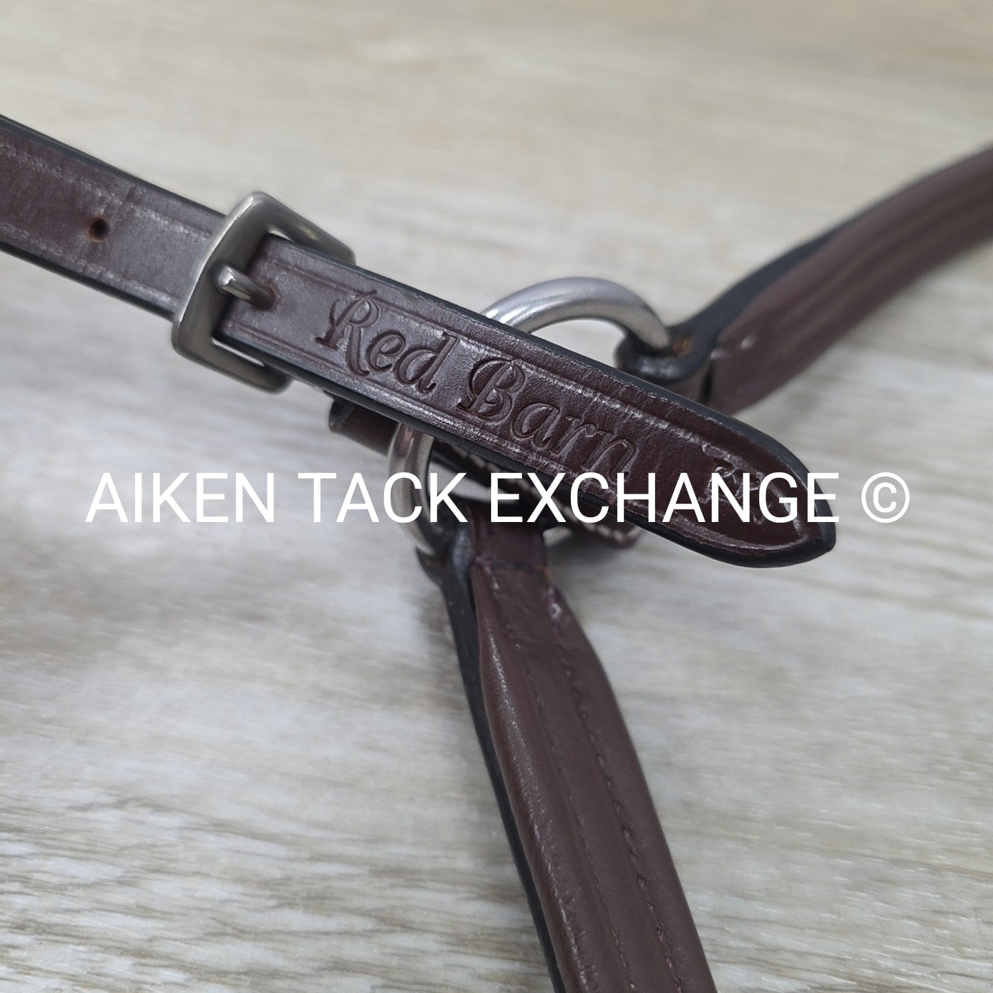 KL Select Red Barn Raised Fancy Stitch Padded Breastplate, Full