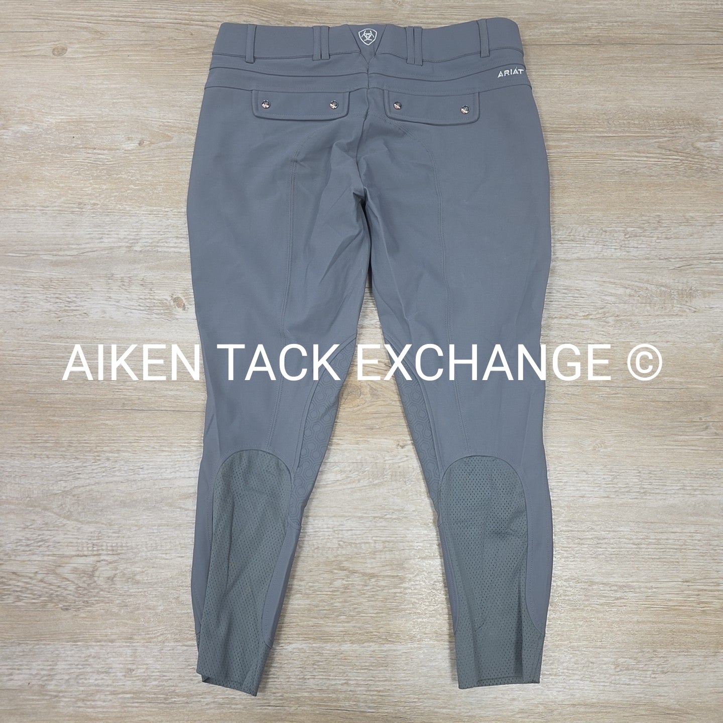 Ariat Tri Factor Silicone Grip Knee Patch Breeches, Size 34R