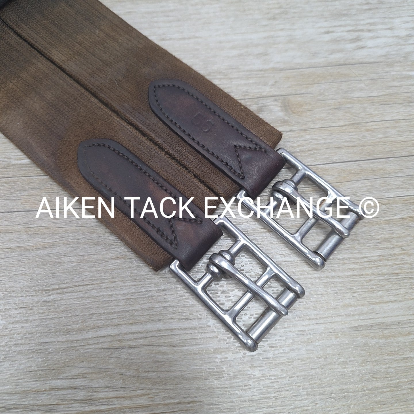 Total Saddle Fit Anatomic Shoulder Relief Girth, Brown, 54"