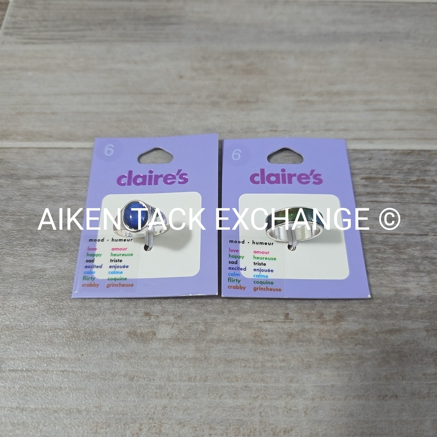 Claire's Mood Rings (2) - Size 6