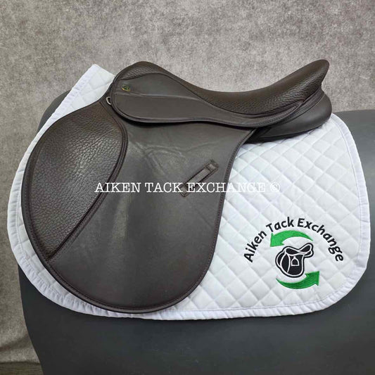 Dover Synthetic ProRide All Purpose Saddle, 17" Seat, Medium Tree, Wool Flocked Panels