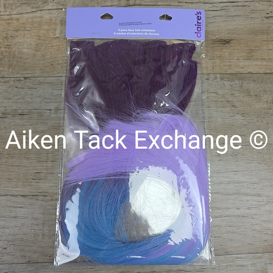 Claire's Faux Hair Extensions, 4 Pieces