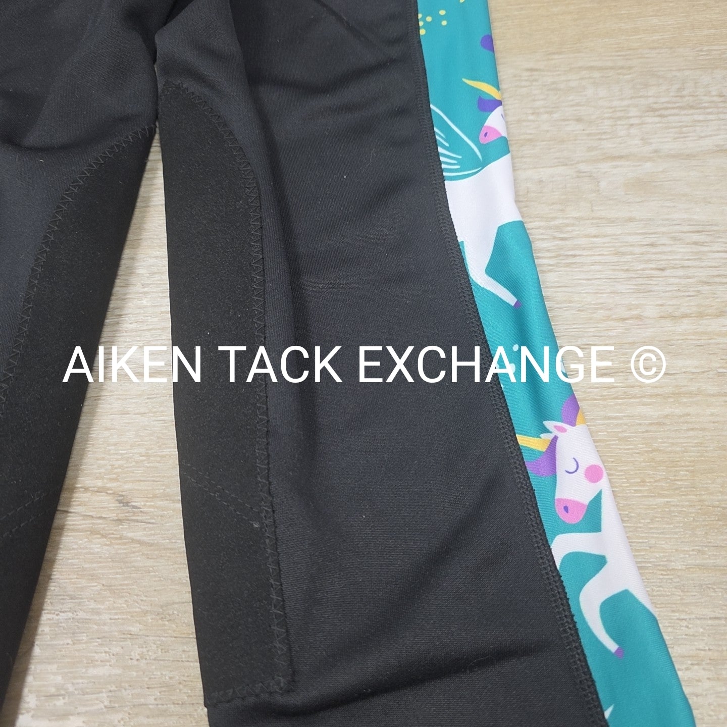 Royal Highness Unicorn Knee Patch Riding Tights, Youth XLarge