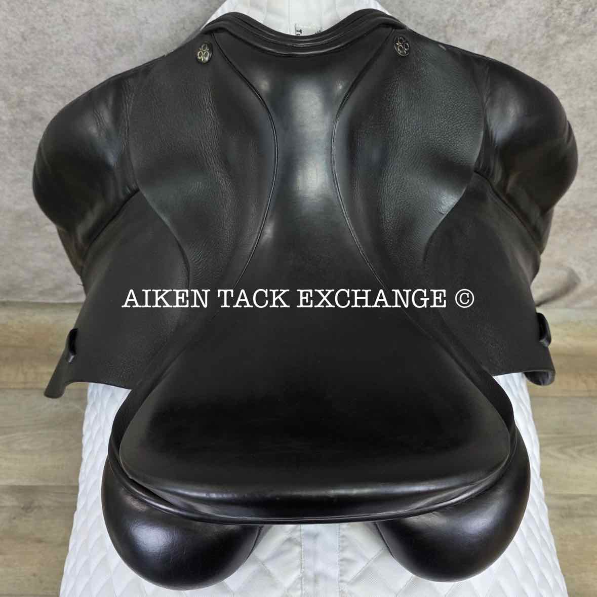 Trilogy Debbie McDonald Dressage Saddle, 17" Seat, Wide Tree, Wool Flocked Panels