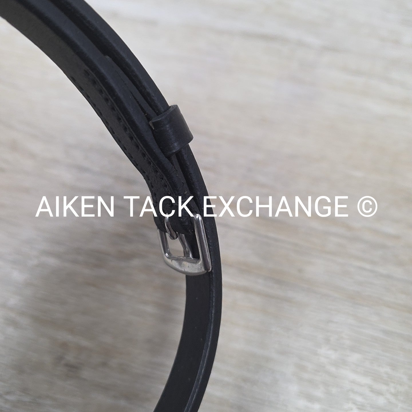 Leather Flash Strap, Black