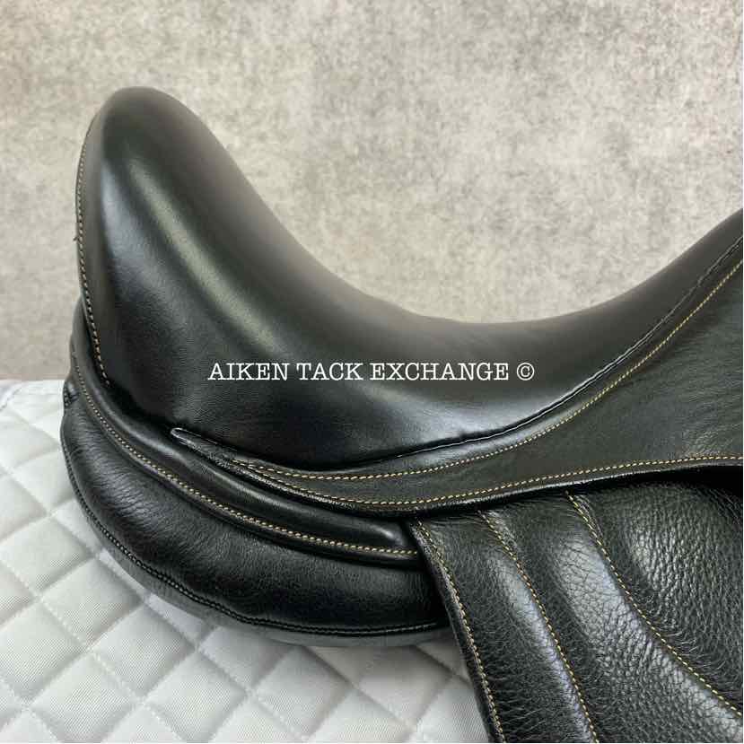 **SOLD** 2015 GMD Germida Ratomka Piaffe Monoflap Dressage Saddle, 16.5" Seat, Wide Tree, Foam Panels