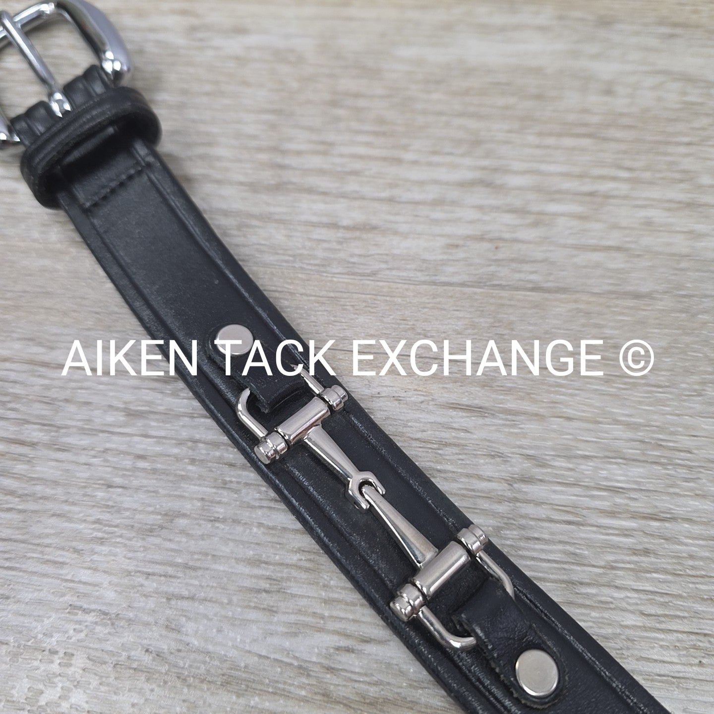 Tory Leather Snaffle Bit Belt, Size 24