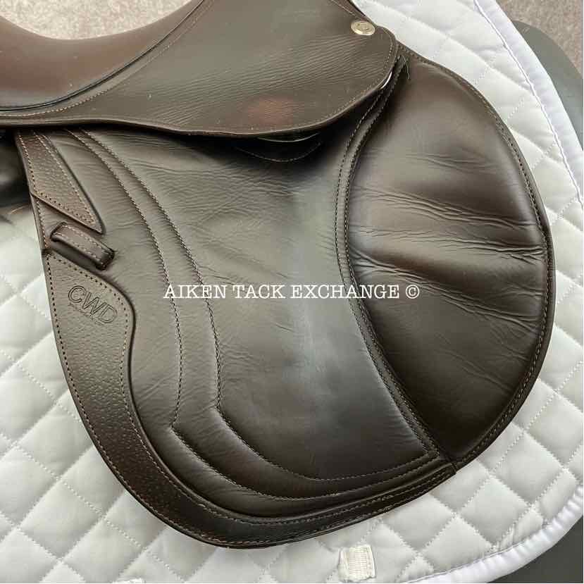 2018 CWD SE10 Close Contact Jump Saddle, 16" Seat, 2K Flap, MW Tree, Foam Panels, Full Buffalo Leather