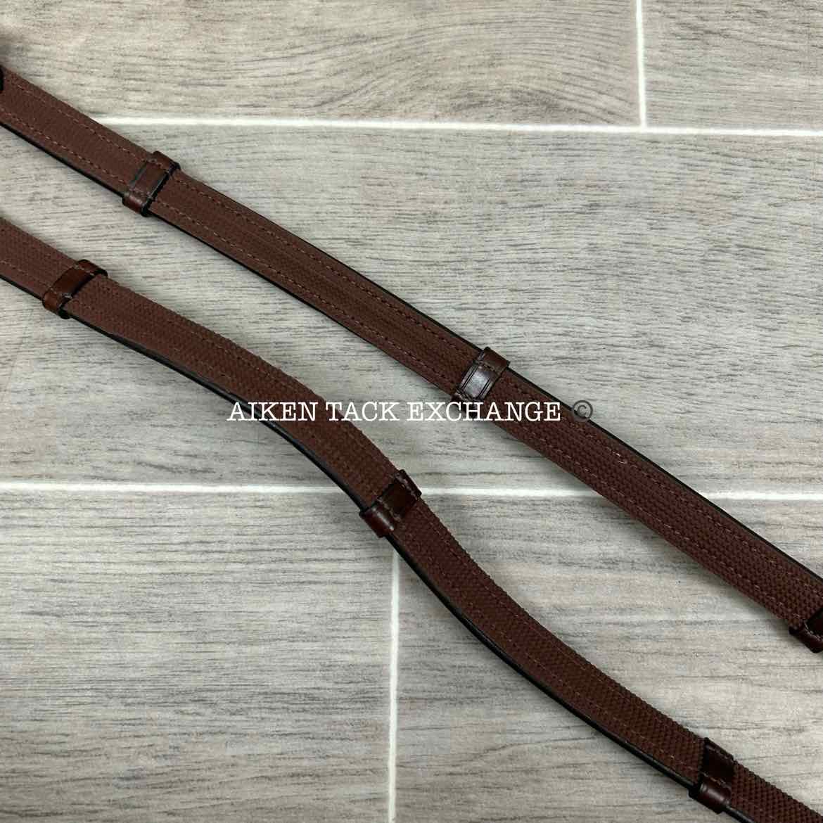 KL Select KL Italia Burghley Bridle with Reins, Brown, Size Full