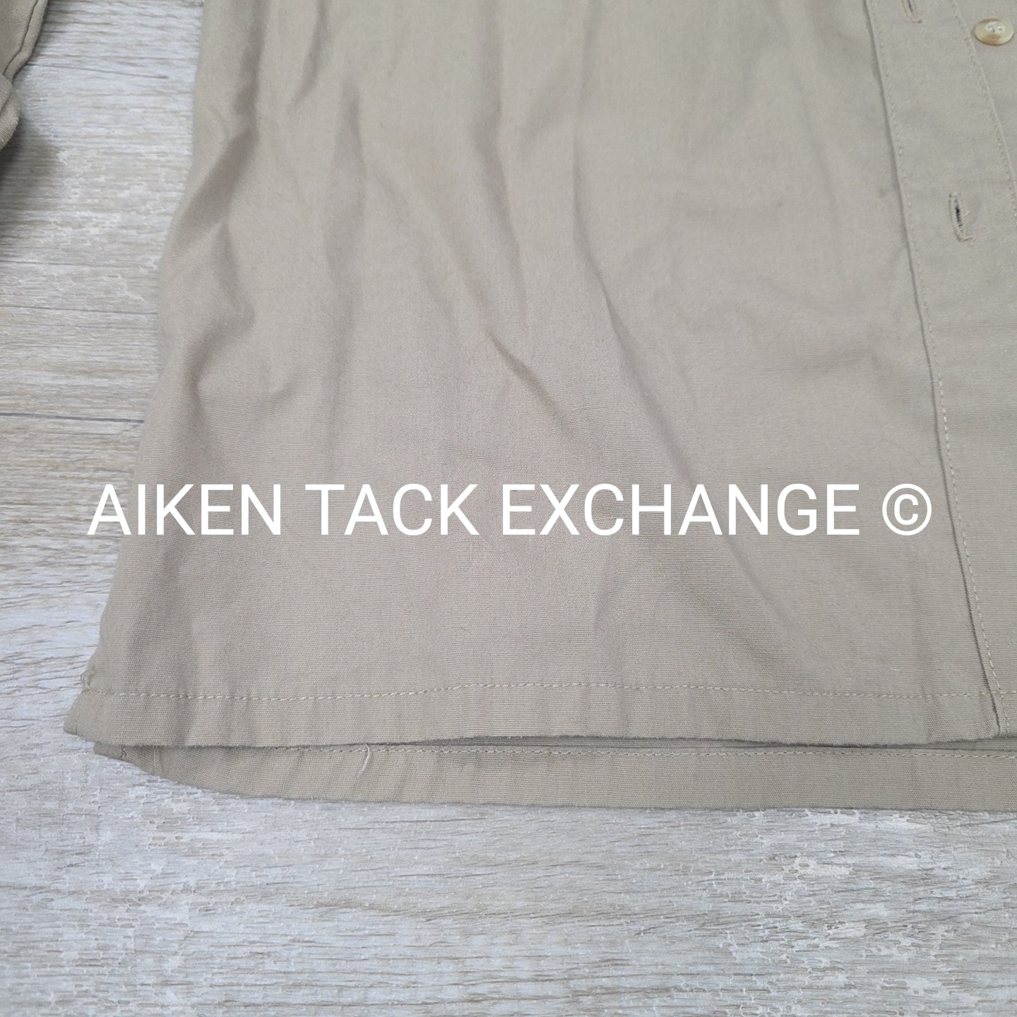 Aiken Hounds Long Sleeve Button Down Top, Size Small