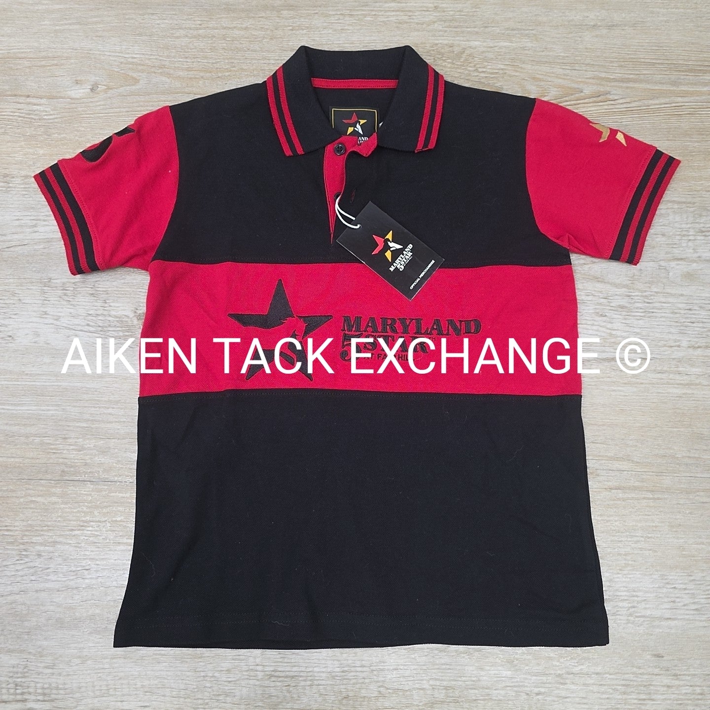 Maryland 5 Star at Fair Hill Short Sleeve Polo Shirt, Size Small