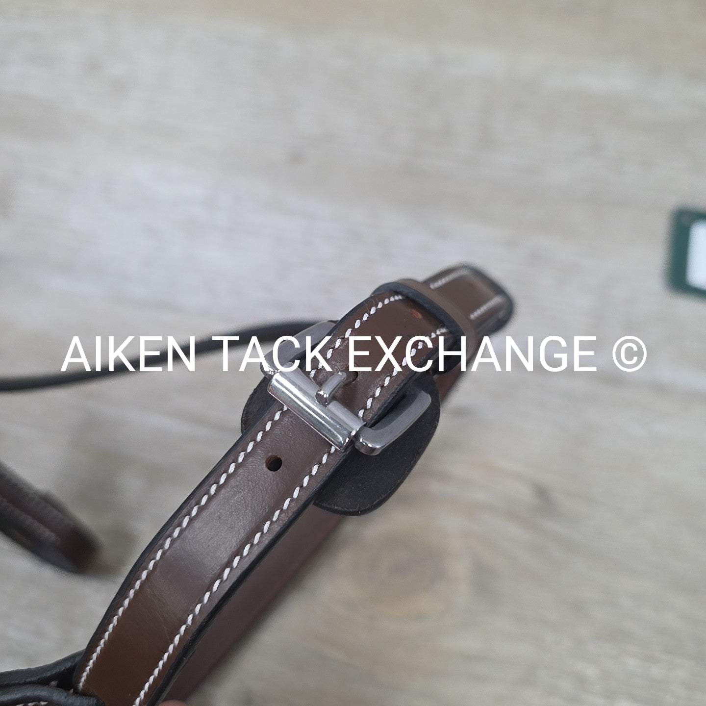 HDR Advantage Plain Raised Bridle with Reins, Australian Nut, Size Pony