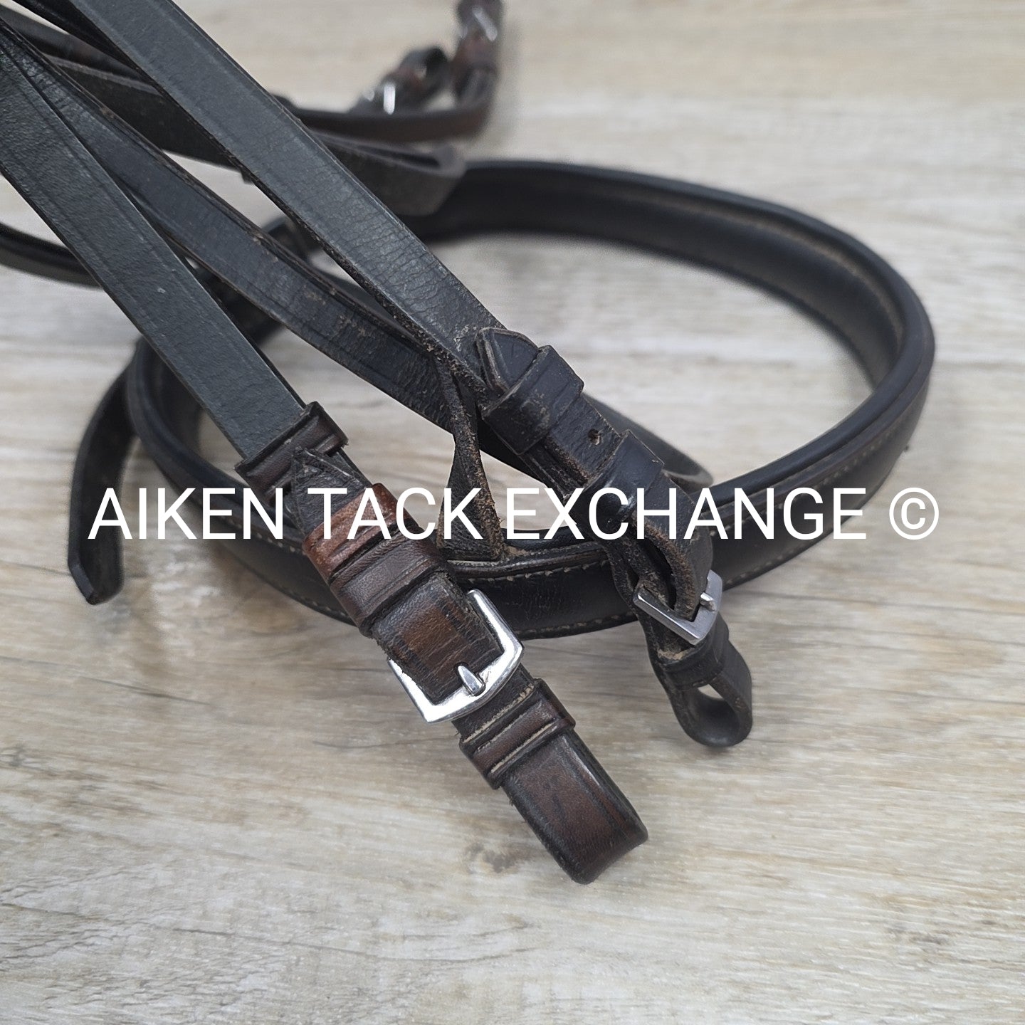 Hintermayer Weymouth Double Bridle, No Reins, Black, Size Full