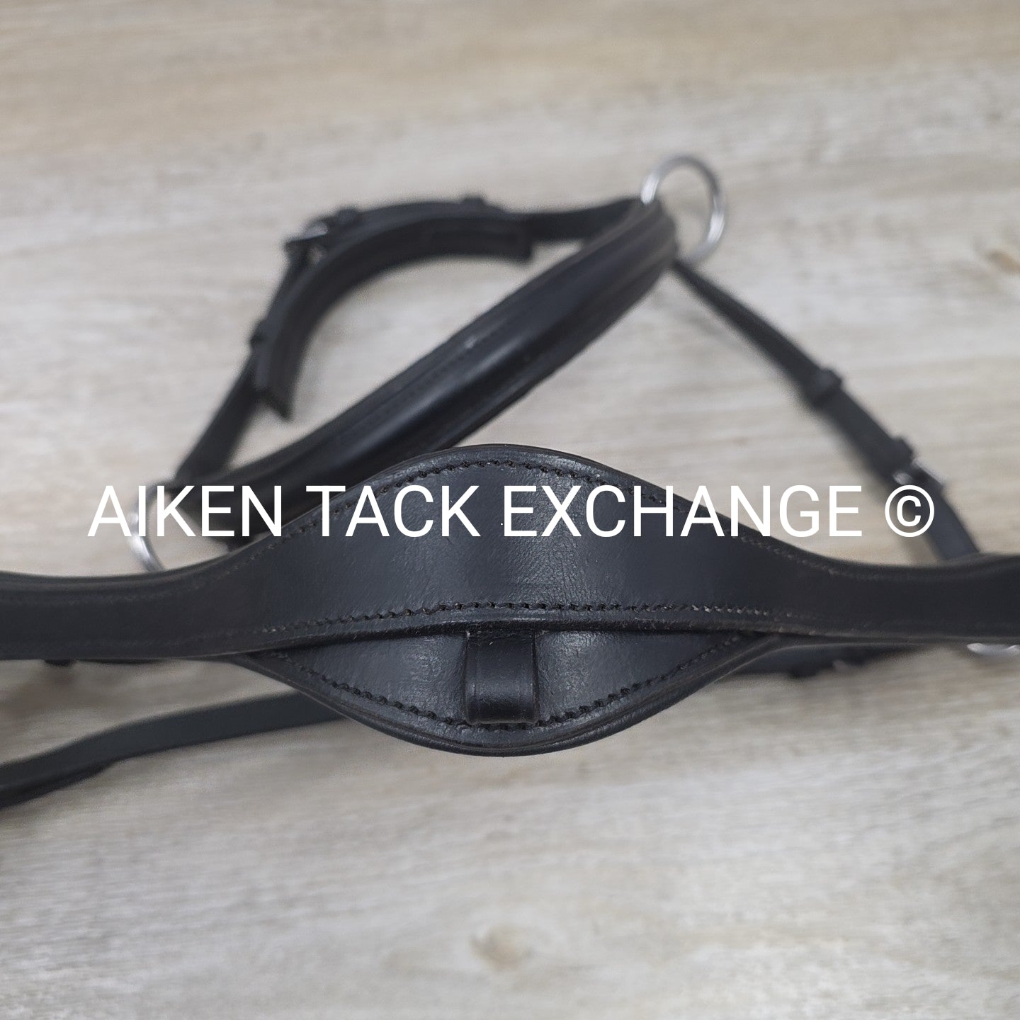 Bitless Bridle, No Browband, No Reins, Black, Size Full