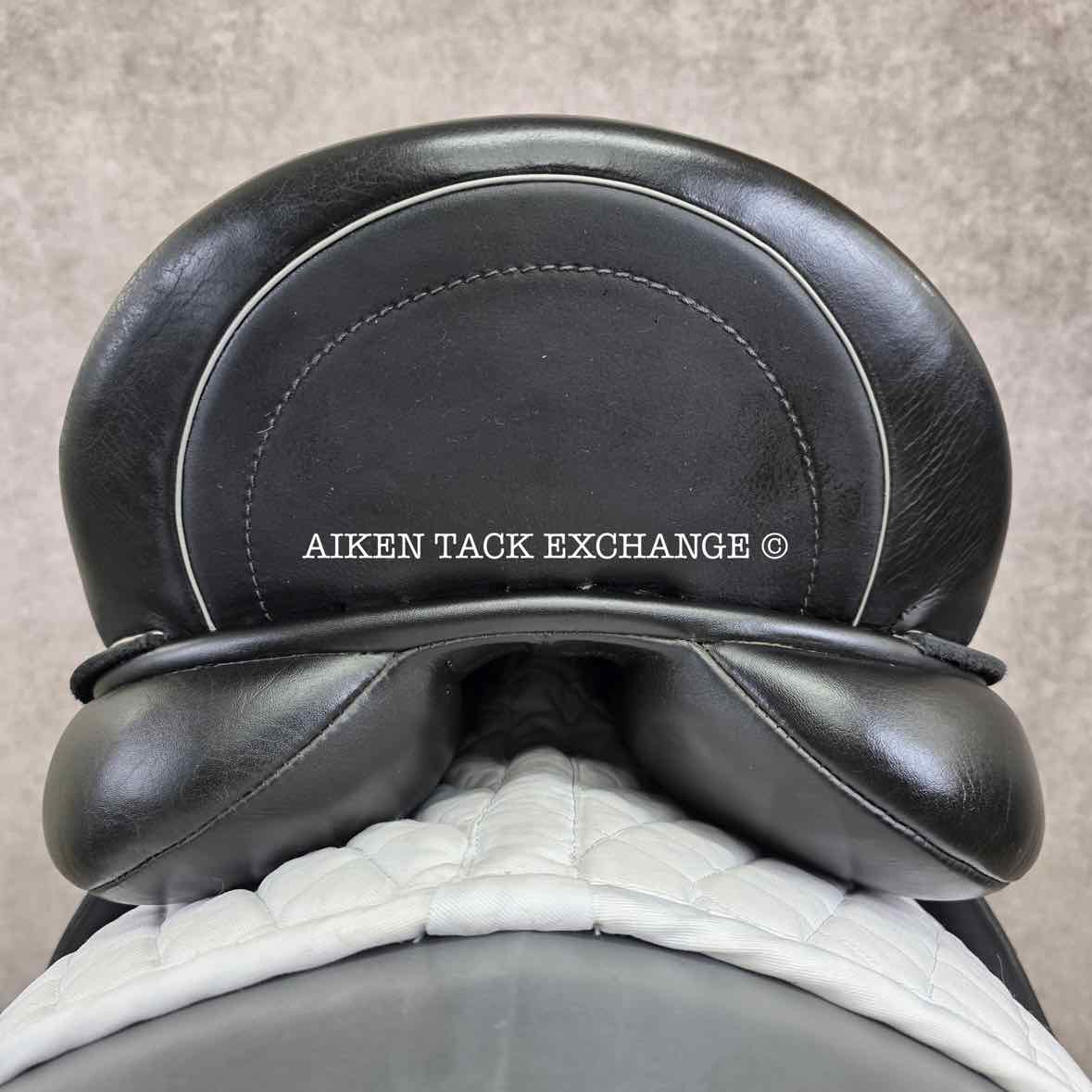 2012 Custom Saddlery Icon Star Monoflap Dressage Saddle, 17.5" Seat, Adjustable Tree, Wool Flocked Panels
