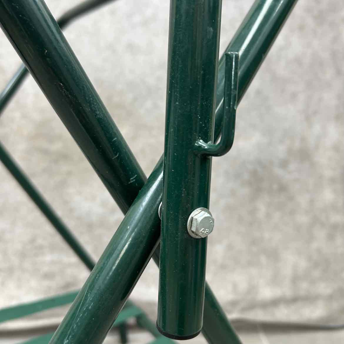 Folding Metal Saddle Rack w/ Hook