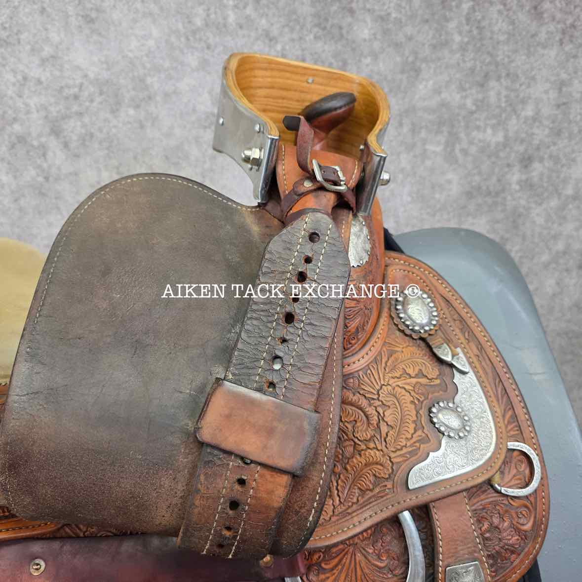 2001 Bob's Western Saddle, 15" Seat, Regular Tree - Semi QH Bars