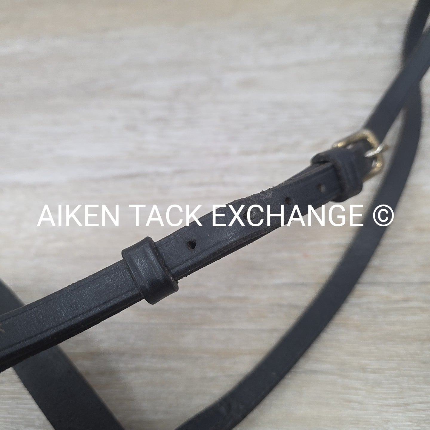 BARGAIN BUNDLE: Plain Flat Noseband & Padded Flash Noseband, Black, Size Full