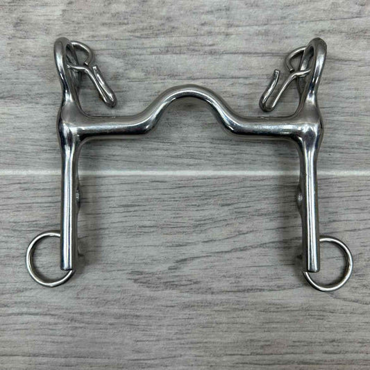 Mullen Mouth Pony Weymouth Bit 3.5" (No Curb Chain)