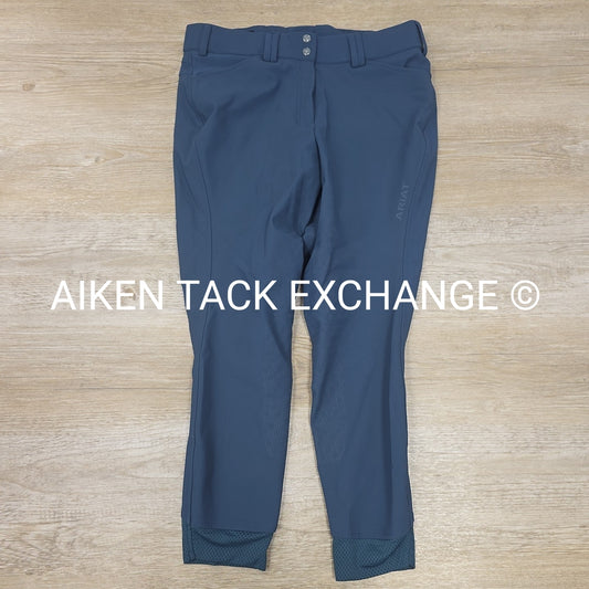 Ariat Tri-Factor Silicone Grip Full Seat Breeches, Size 34 R