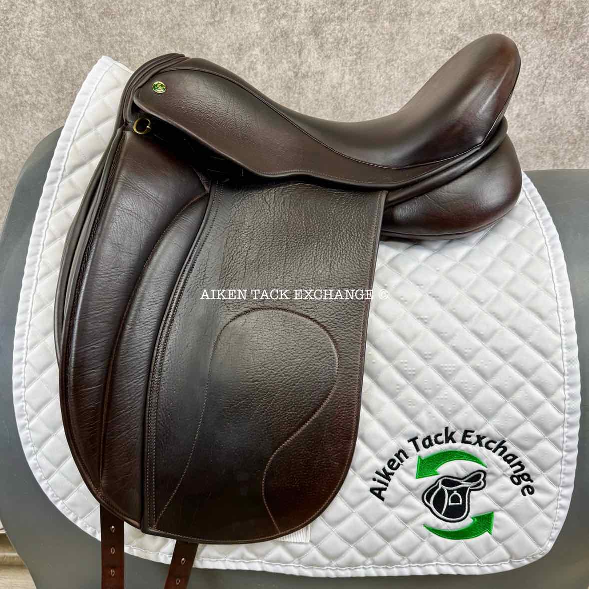 2011 Hulsebos DR CC Dressage Saddle, 17.5" Seat, Medium Wide Tree, Wool Flocked Panels