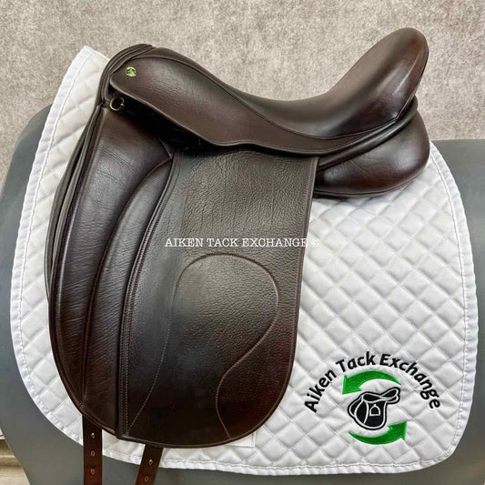2011 Hulsebos DR CC Dressage Saddle, 17.5" Seat, Medium Wide Tree, Wool Flocked Panels