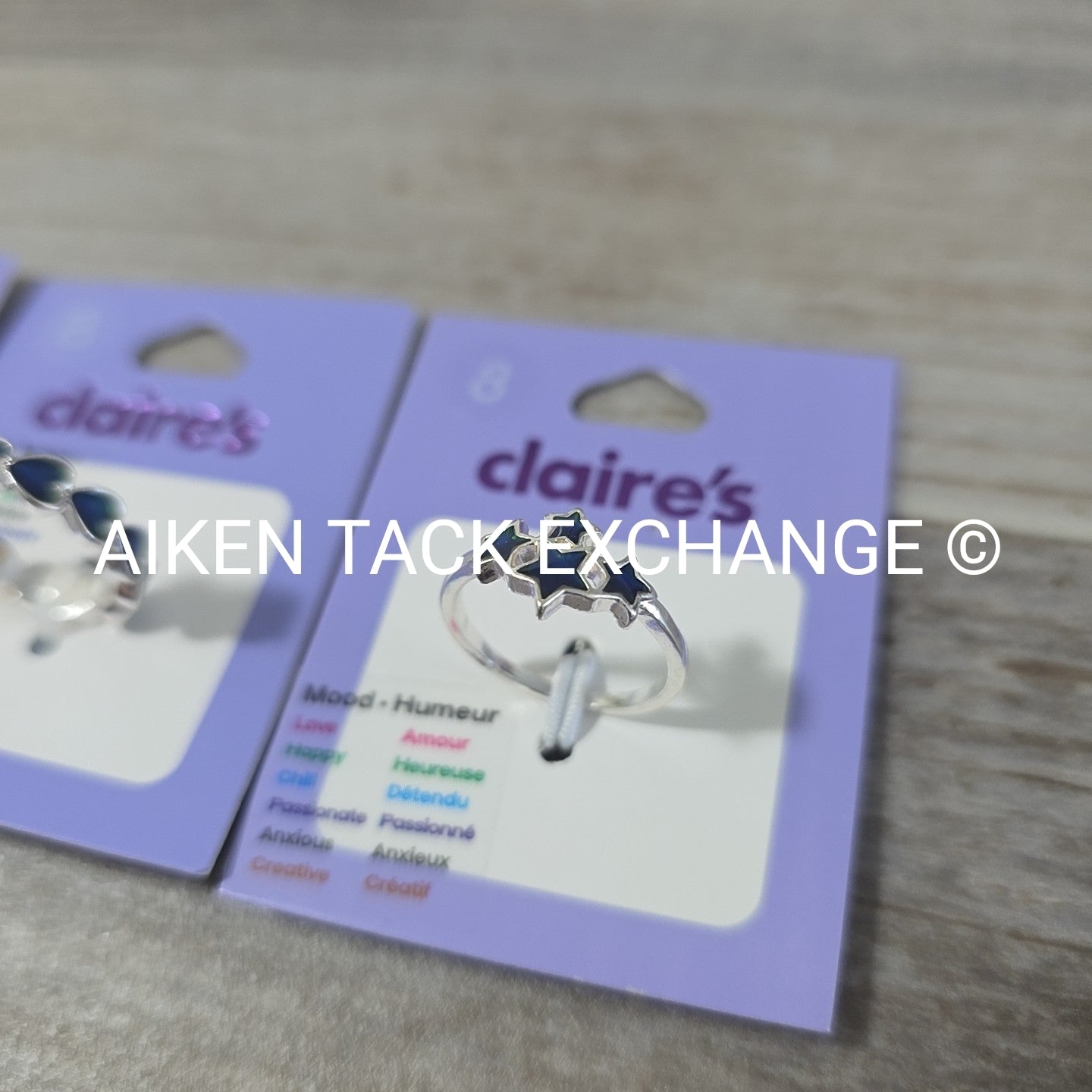 Claire's Mood Rings (3) - Size 8