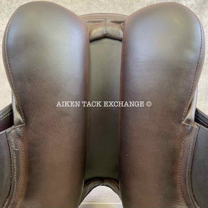 **SOLD** Ryder Legacy Dressage Saddle, 17" Seat, Short Flap, Wide Tree, Wool Flocked Panels