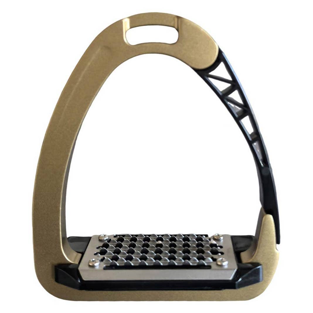 TuffRider Tech Safety Stirrups: Dark Grey / STD