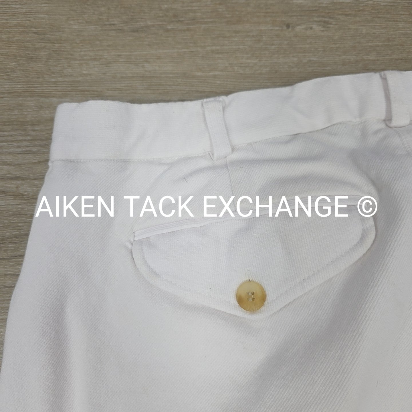 TuffRider Front Zip Cotton Knee Patch Breeches, Men's 34