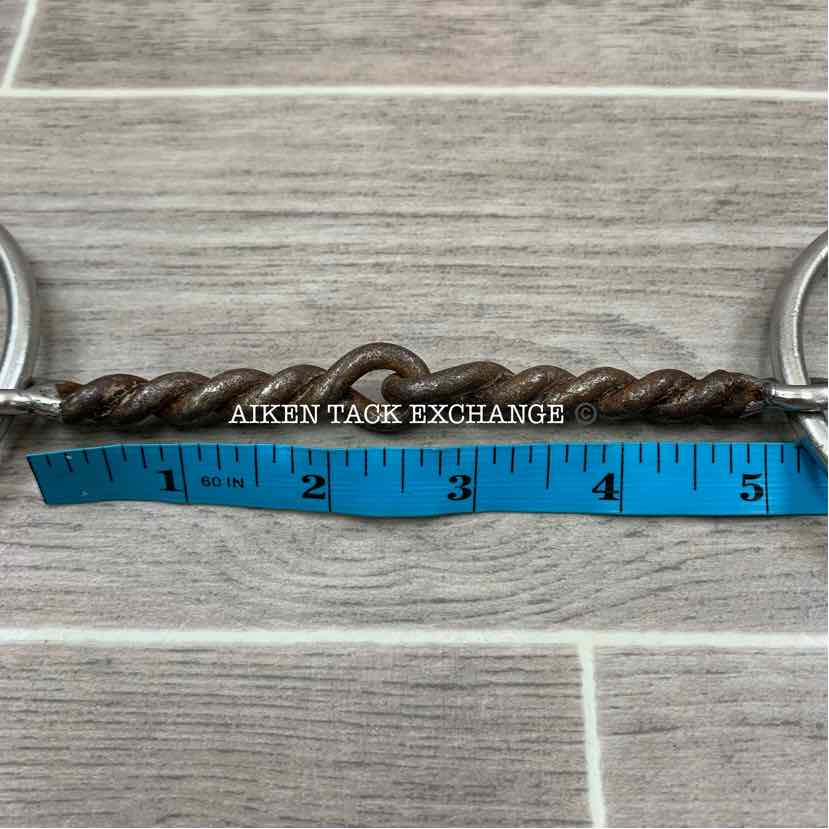 Single Joint Sweet Iron Twisted Wire Loose Ring Bit 5"
