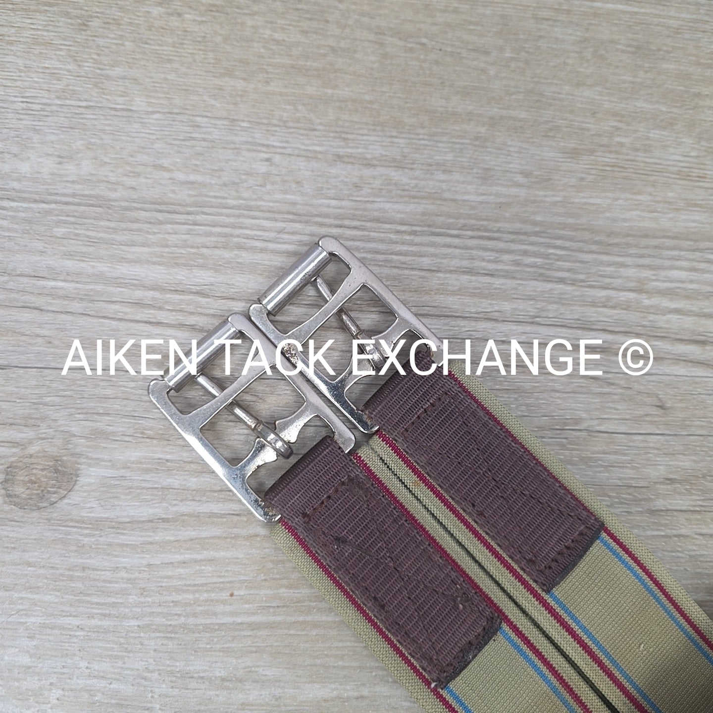 HFP Fleece Girth with Double End Elastic, Brown, 46"