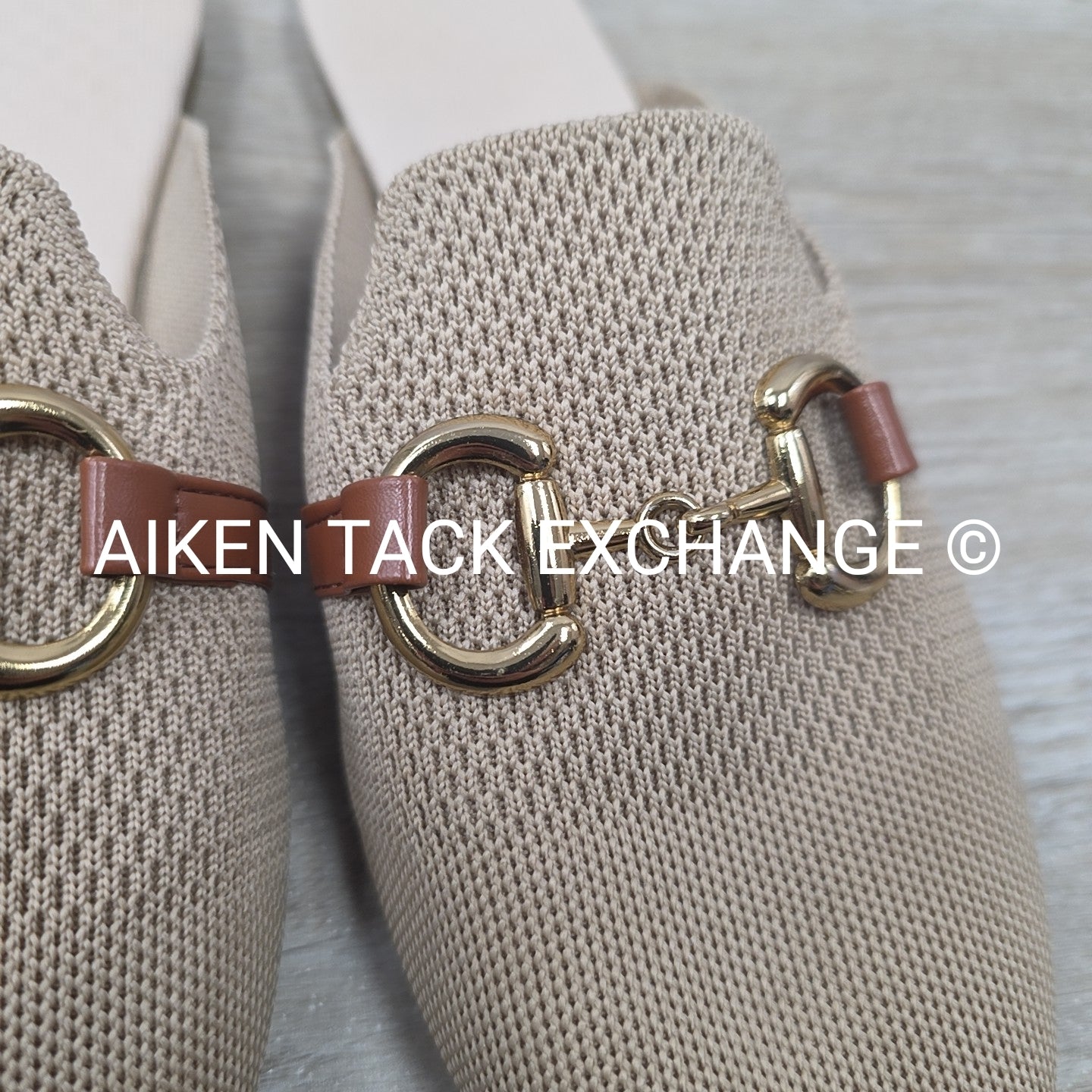 Horse Bit Slip On Flat, Size 42