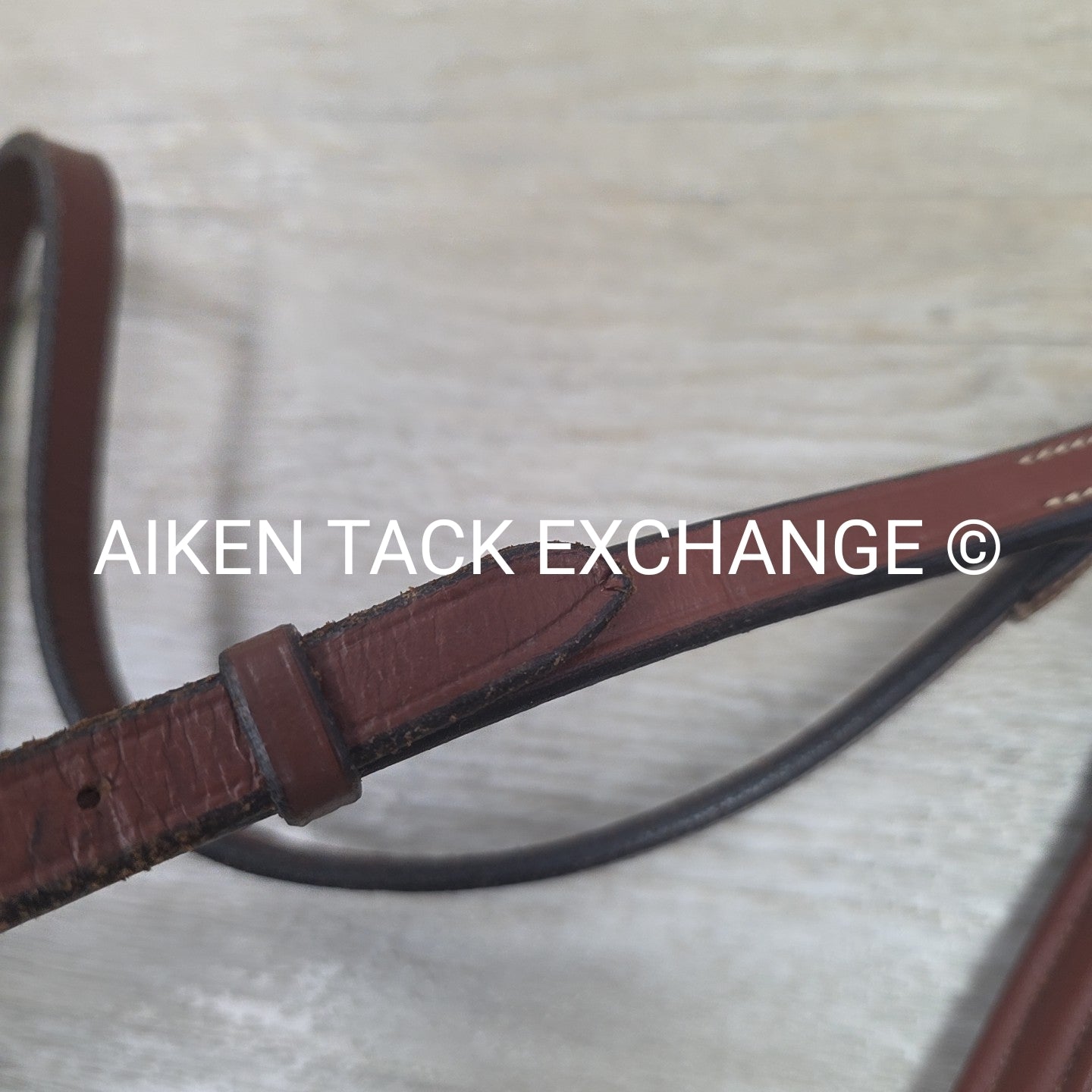 Plain Raised Figure 8 Noseband, Brown, Size Full