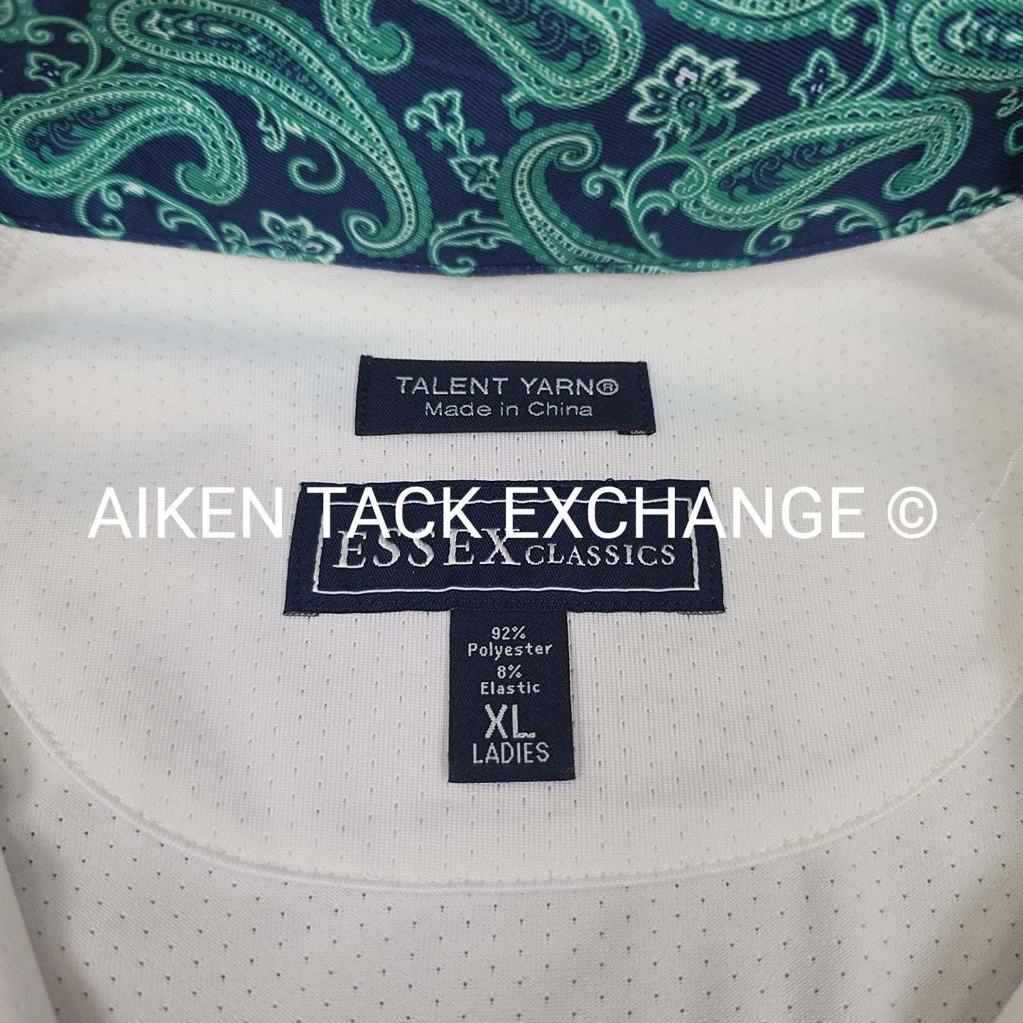 Essex Classics Talent Yarn Long Sleeve Sun Shirt Show Shirt, Size X-Large
