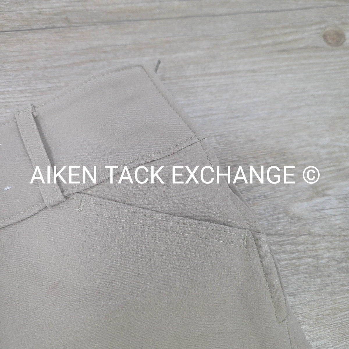 Tailored Sportsman Trophy Hunter Sock Bottom Knee Patch Breeches, Size 24