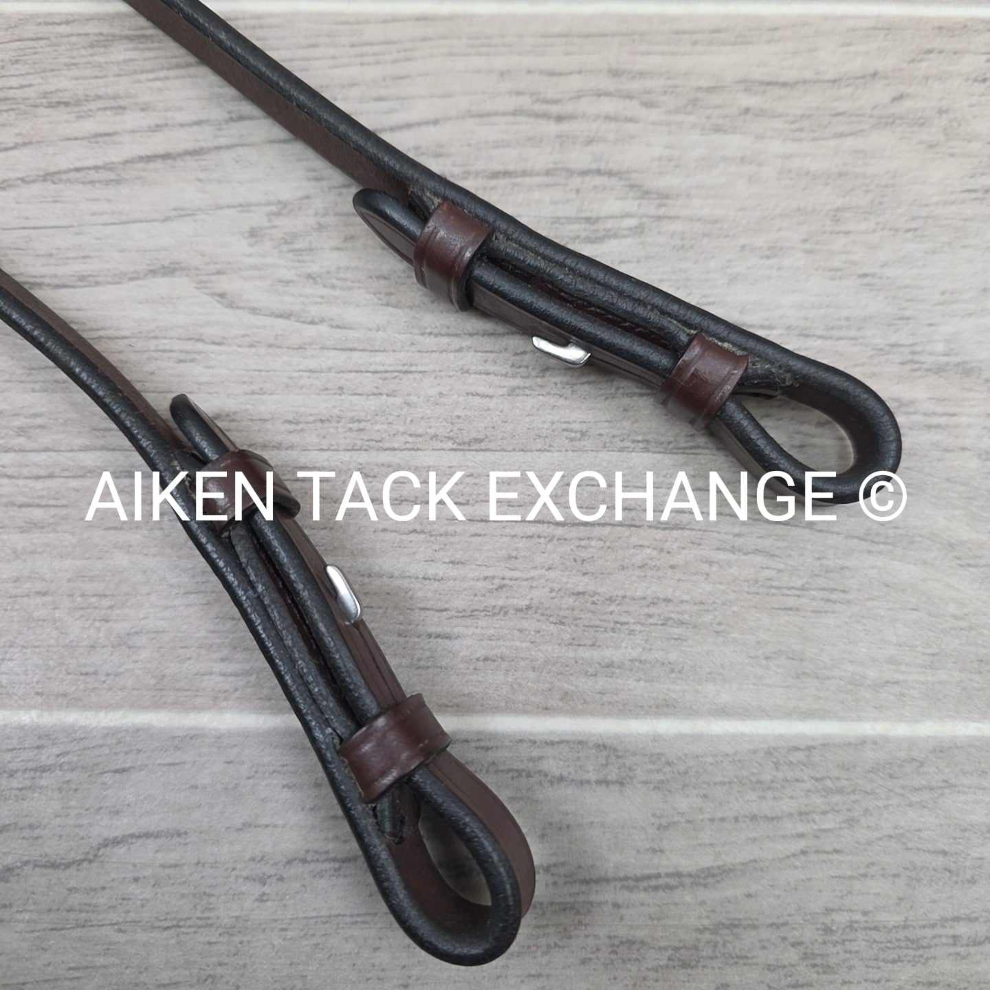 KL Select Red Barn Curb Rein, Brown, Size Full