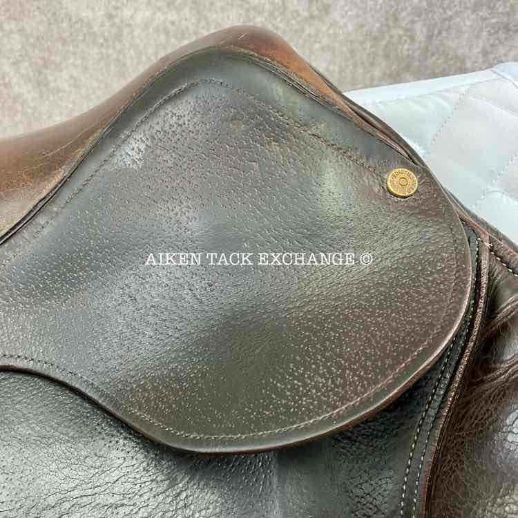 **SOLD** 1995 PJ by Bruno Delgrange Close Contact Jump Saddle, 16.5" Seat, Short Flap, Medium Tree, Foam Panels