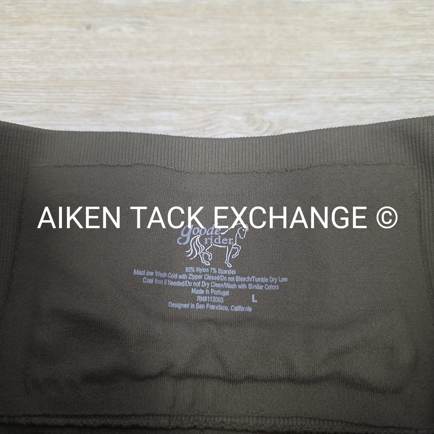 Goode Rider Compression Full Seat Riding Tights, Women's Large