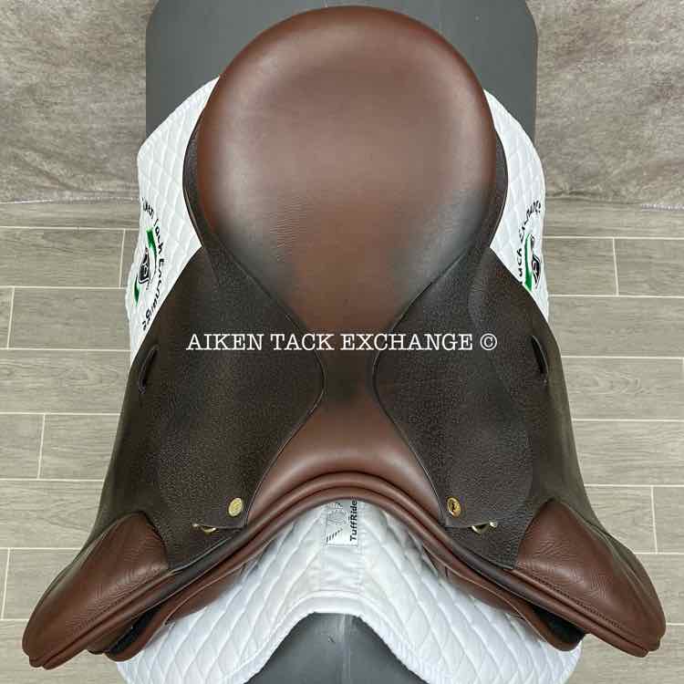 2021 Black Country GPX All Purpose Jump Saddle, 17" Seat, Wide Tree, Wool Flocked Panels