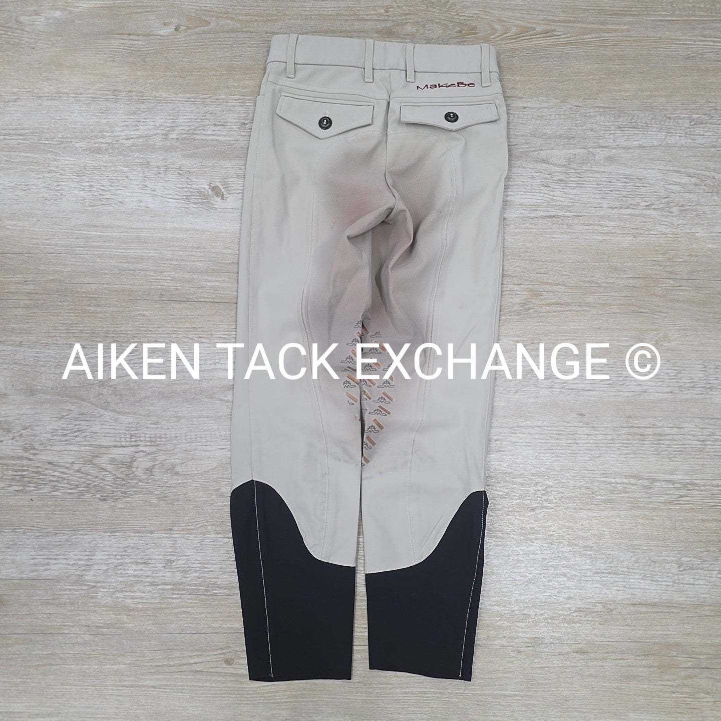 MakeBe Jessica Silicone Grip Knee Patch Breeches, Women's 6 (runs small)